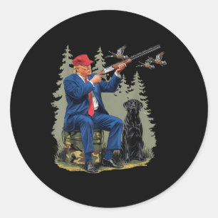 Adesivo Caça Engraçado Pato Trump Camo Caça Alô