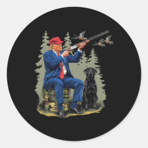 Adesivo Caça Engraçado Pato Trump Camo Caça Alô Huntin