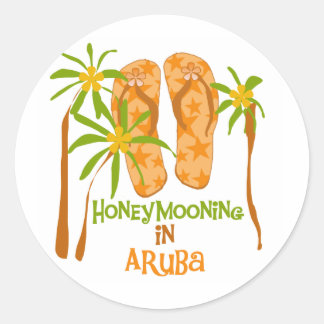 Adesivo Caçada de mel em Aruba