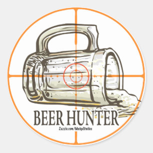 Adesivo Caçador da cerveja