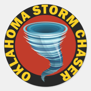 Adesivo Caçador da tempestade de Oklahoma