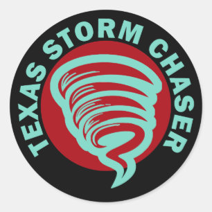 Adesivo Caçador da tempestade de Texas