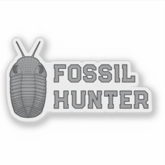 Adesivo Caçador de Fósseis Trilobita