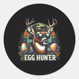 Adesivo Caçador De Ovos Buck Byckward Boné Deer Caçando Ea