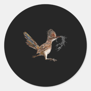 Adesivo Caçador de Pássaros Engraçado Roadrunner Scorpion