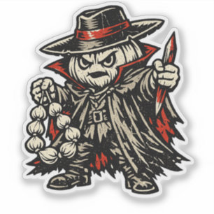 Adesivo Caçador de Vampiros de Alho — Guerreiro de Hallowe