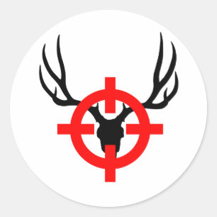 Adesivo Caçador dos cervos - Bullseye