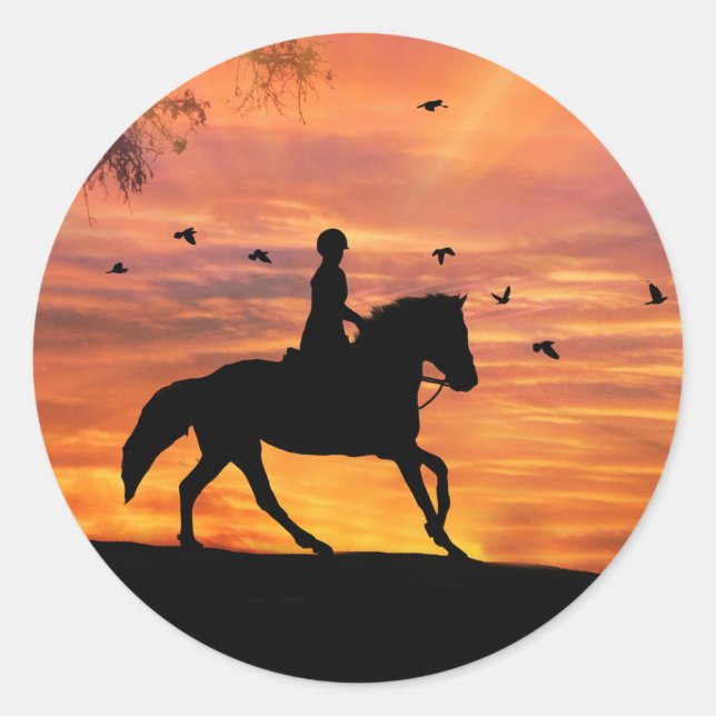 Adesivo Caçadores Equestres Jumper Horseback (Frente)