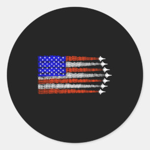 Adesivo Caças patrióticos americanos bandeira dos eua 4 de