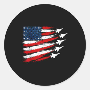 Adesivo Caças Patrióticos Bandeira Americana