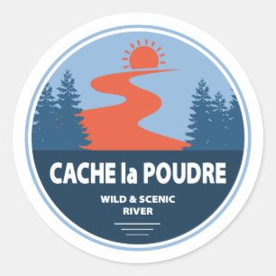 Adesivo Cache la Poudre Wild E Rio Cênico