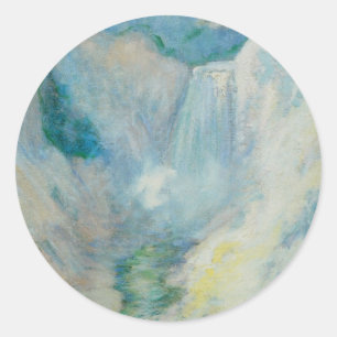 Adesivo Cachoeira em Yellowstone por Twachtman, Arte Antig