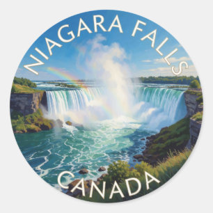 Adesivo Cachoeira Niagara Canadá Cena da Horseshoe Falls
