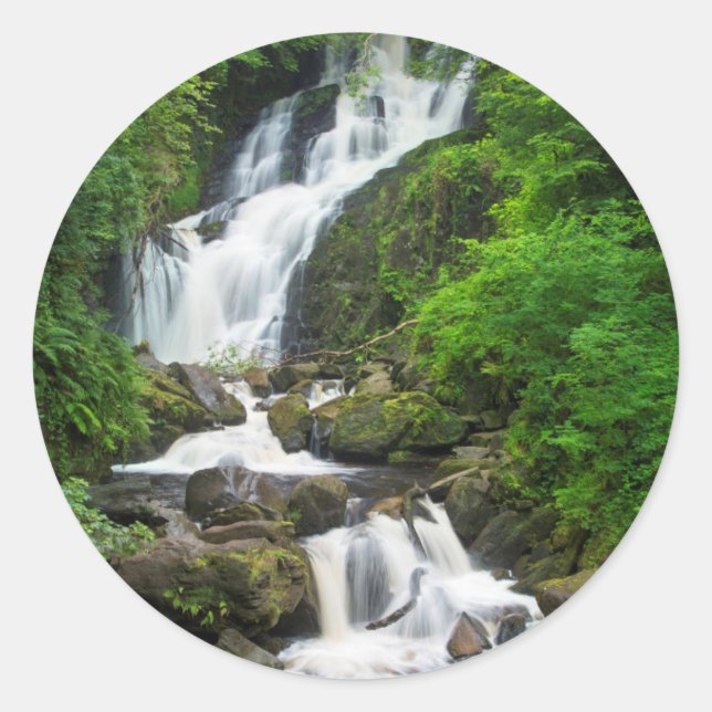 Adesivo Cachoeira Torc, cenário, Irlanda (Frente)