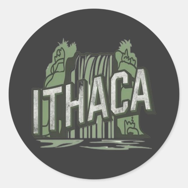 Adesivo cachoeiras de ithaca (Frente)