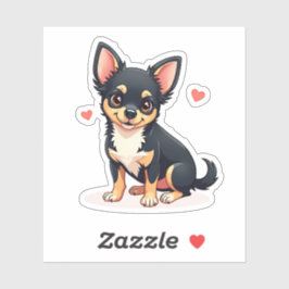 Adesivo Cachorrinho Chihuahua Brincalhão – Estilo Chibi