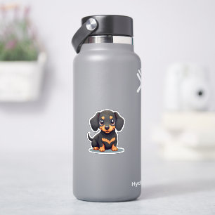 Adesivo Cachorrinho Dachshund Brincalhão – Estilo Chibi