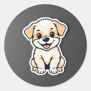 Adesivo cachorrinho fofo
