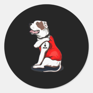 Adesivo Cachorro Americano Adoro Tatuagem da Mãe