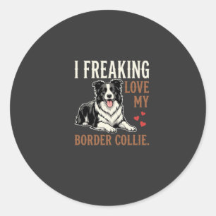 Adesivo Cachorro Amor Border Collie Engraçado