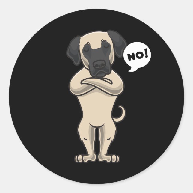 Adesivo Cachorro anatólico tubnascido cangalino cangalino  (Frente)