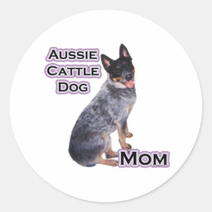 Adesivo Cachorro Australiano Mãe 4 - Vinheta