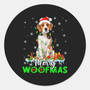 Adesivo Cachorro Beagle Alegre Woofmas Luzes Divertidas de