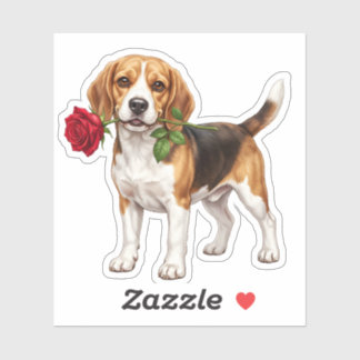 Adesivo Cachorro Beagle Fofo