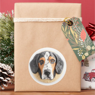 Adesivo Cachorro Bluetick Coonhound Inspirado em 3D