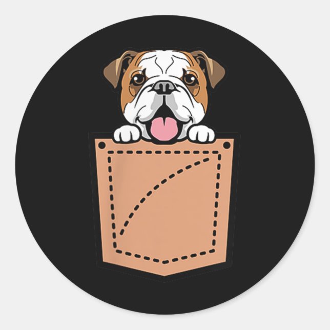 Adesivo Cachorro-Bolsa Inglês (Frente)