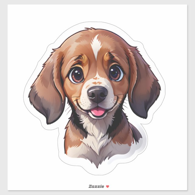 Adesivo Cachorro Cachorro (Folha)