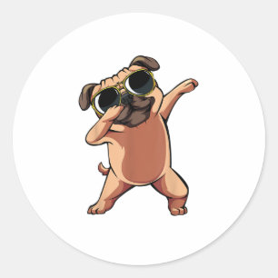 Adesivo Cachorro Cachorro Cachorro Dançarino Engraçado Eng
