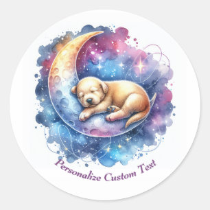Adesivo Cachorro Cachorro Cachorro Personalizado Dormindo
