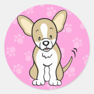 Adesivo Cachorro Cachorro Chinhuahua Sticker