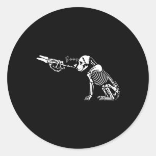 Adesivo Cachorro Cachorro Mão-de-Mão-Coroa Dia de as Bruxa
