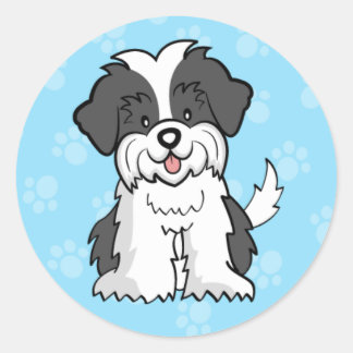 Adesivo Cachorro Cachorro Xuta Tzu Sticker