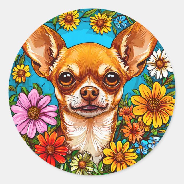 Adesivo Cachorro Chihuahua (Frente)