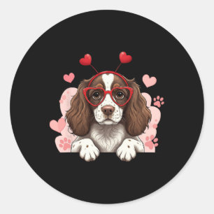 Adesivo Cachorro Cocker Spaniel Inglês Faixa para a Cabeça