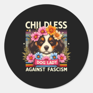 Adesivo Cachorro Contra o Fascismo Cachorro Amantes Kamala