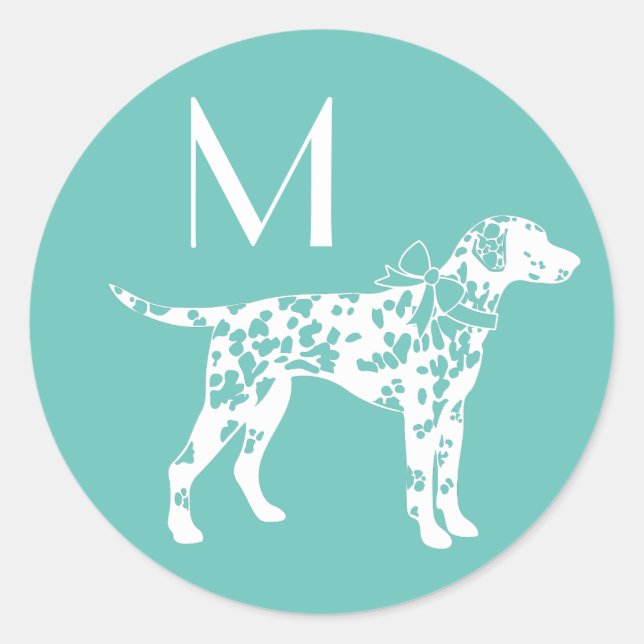 Adesivo Cachorro Dalmático (Frente)