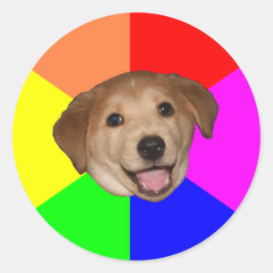 Adesivo Cachorro de Conselhos