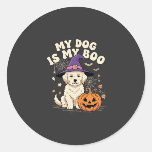 Adesivo Cachorro de Halloween Meu Cachorro É Meu Amor