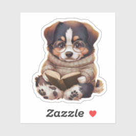 Adesivo Cachorro de Montanha Suíço Kawaii Bonito Amante de