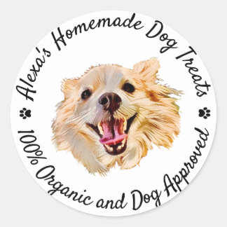 Adesivo Cachorro de Texto Personalizado