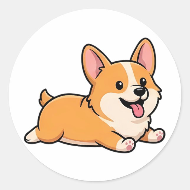 Adesivo Cachorro Divertido  (Frente)