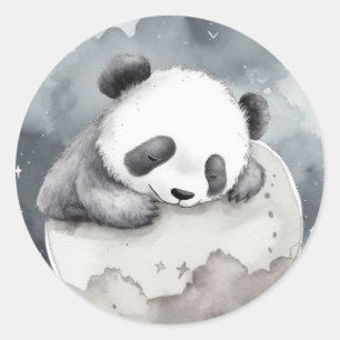 Adesivo Cachorro Dormindo Cana-de-Água Bebê Panda