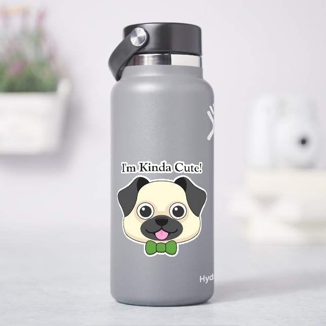 Adesivo Cachorro Feliz e Bonito com Papillon | Personaliza (HidroFlask)