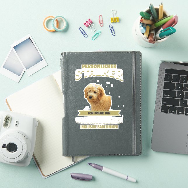 Adesivo Cachorro Goldendoodle Goldendoodle Cachorro cachor (Capa para iPad)