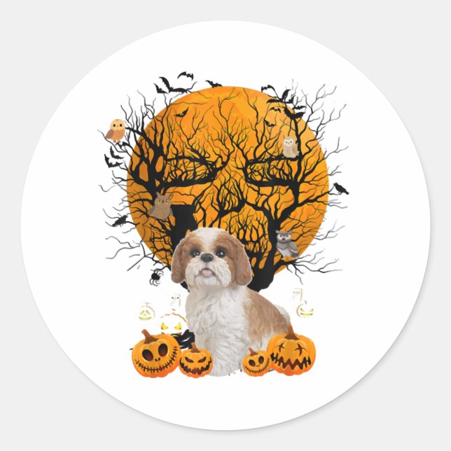 Adesivo Cachorro Halloween (Frente)