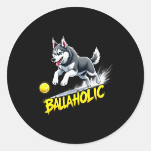 Adesivo Cachorro Husky Siberiano Ballaholic Engraçado Pers